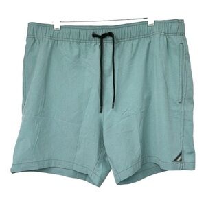 Mr. Swim Mens UPF Breathable  Lightweight Teal Swim Trunks , Size XL NWOT